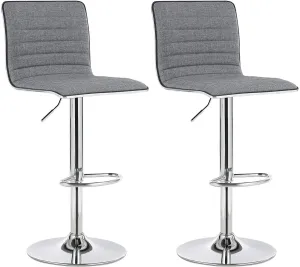 Barová stolička Alba sivá - 2 kusy