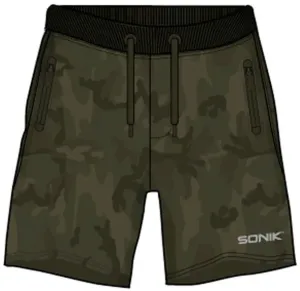 Sonik kraťasy camo fleece shorts - xl
