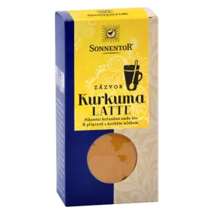Sonnentor Bio Kurkuma Latte-zázvor krabička (Pikantná korenená zmes) 60 g
