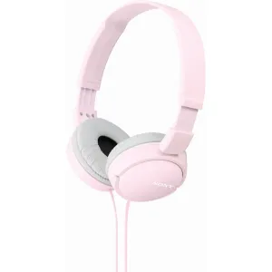 Sony MDRZX110, růžová sluchátka s hlavovým mostem