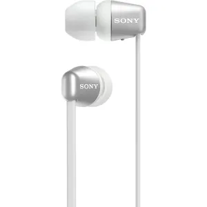 Sony WIC310 bezdrátová Bluetooth sluchátka do uší, ovladač s mikrofonem, bílá