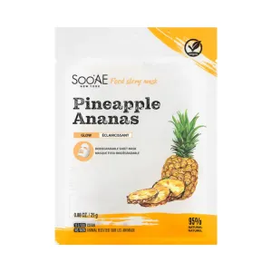 SOO`AE Rozjasňujúca textilná maska Pineapple 25 g