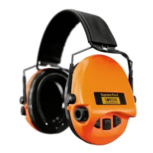 Elektronické chrániče sluchu Supreme Pro-X Slim Sordin® – Oranžová (Farba: Oranžová) #5809766