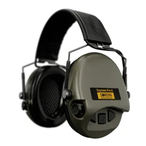 Elektronické chrániče sluchu Supreme Pro-X Slim Sordin® – Zelená (Farba: Zelená) #5809767