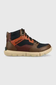 Tenisky Sorel Explorer Sneaker Mid hnedá farba