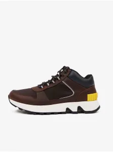 Čierno-hnedé pánske kožené topánky SOREL Mac Hill™ #718234