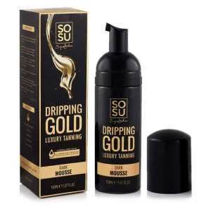 Dripping Gold Luxury Tanning Mousse Dark samoopaľovacia pena pre zvýraznenie opálenia 150 ml
