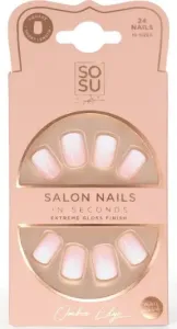 SOSU Cosmetics Umelé nechty Ombre Edge (Salon Nails) 24 ks