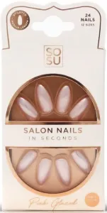 SOSU Cosmetics Umelé nechty Pink (Salon Nails) 24 ks