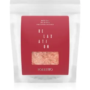 Souletto Pink Pepper & Rice Milk Bath Salt soľ do kúpeľa 500 g