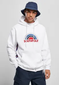 Pánska mikina Southpole Multi Color Logo Hoody Farba: white, Veľkosť: M