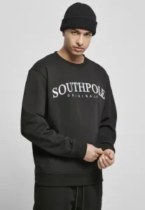 Men's Southpole Script 3D Embroidery Sweatshirt - Black #1494455
