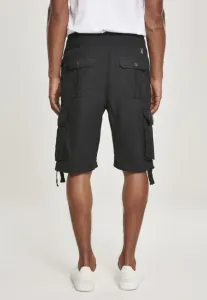 Southpole Cargo Shorts Black - Size:38