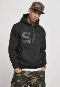 Southpole Hoody with PU application black - S