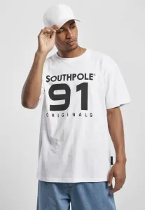 Pánske tričko Southpole 91 Tee Farba: white, Veľkosť: M