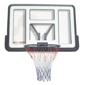 Basketbalový kôš s doskou SPARTAN Transparent 110 x 75 cm #5881857
