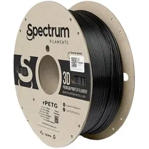 Spectrum 3D filament, r-PETG, 1,75mm, 1000g, 80591, traffic black