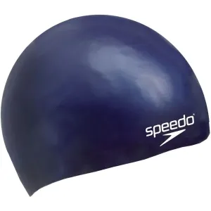 Speedo MOULDED SILC CAP JU Juniorská plavecká čiapka, tmavo modrá, veľkosť