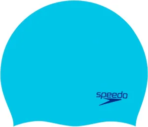 Speedo MOULDED SILC CAP JU Juniorská plavecká čiapka, svetlomodrá, veľkosť