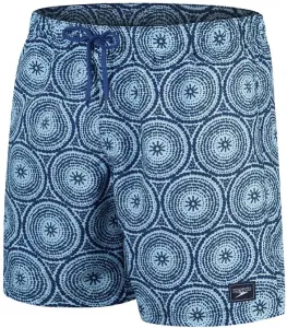 Speedo PRINTED LEISURE 18 WATERSHORT Pánske plavecké šortky, modrá, veľkosť #6942810