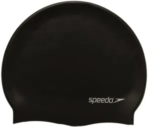 Plavecká čiapočka speedo plain flat silicon cap čierna #2572049