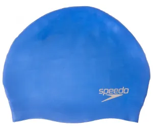 Speedo plain moulded silicone cap modrá #5069610