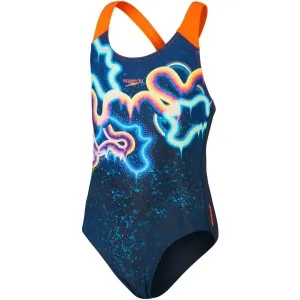 Speedo DIGITAL PLACEMENT SPLASHBACK Dievčenské jednodielne športové plavky, modrá, veľkosť