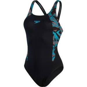 Speedo HYPER BOOM SPLICE MUSCLEBACK Dámske jednodielne športové plavky, čierna, veľkosť #7654502