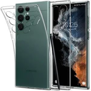 Puzdro Spigen Liquid Crystal pre Samsung Galaxy S22 Ultra, transparentné ACS03912