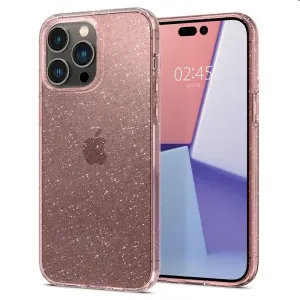 Puzdro Spigen Liquid Crystal Glitter pre Apple iPhone 14 Pro, ružové ACS04955