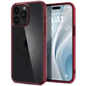 Kryt Spigen Ultra Hybrid MagSafe, frost deep red - iPhone 15 Pro Max (ACS07056)
