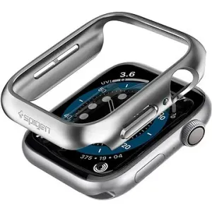 Apple Watch 4-6, SE (44 mm), Plastové ochranné puzdro bez remienka, Spigen Thin Fit, sivé