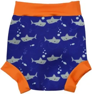 Dojčenské plavky splash about happy nappy shark orange s