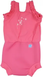 Plavky pre dojčatá splash about happy nappy costume pink blossom s