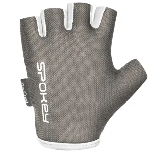 SPOKEY - LADY FIT Dámské fitness rukavice, sivé, veľkosť L