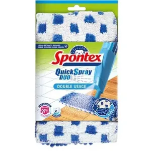 Refill for Quick spray duo mop.Oboustranná náhrada z mikrovlákna 2v1 pre mokré stieranie aj suché stieranie prachu a leštenie. Mikrovlákno odstraňuje