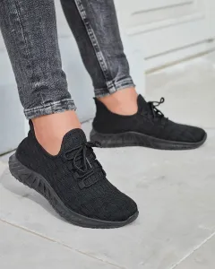 Čierna dámska textilná športová obuv Orycys- Footwear