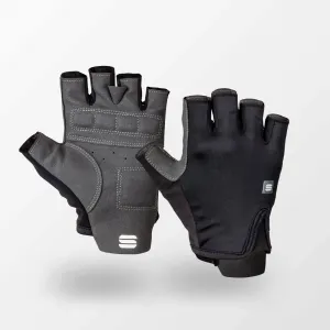SPORTFUL Cyklistické rukavice krátkoprsté - MATCHY - čierna #9343870
