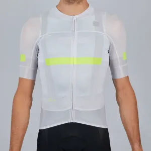 SPORTFUL Cyklistický dres s krátkym rukávom - EVO - biela