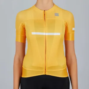 SPORTFUL Cyklistický dres s krátkym rukávom - EVO - žltá