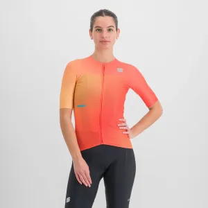 SPORTFUL Cyklistický dres s krátkym rukávom - LIGHT PRO - oranžová #9388184