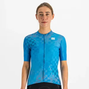 SPORTFUL Cyklistický dres s krátkym rukávom - ROCKET - modrá #9388161