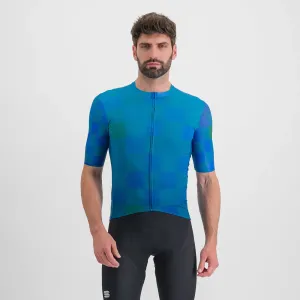 SPORTFUL Cyklistický dres s krátkym rukávom - ROCKET - modrá #9388187