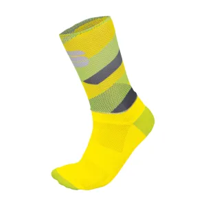 SPORTFUL Cyklistické ponožky klasické - BODYFIT TEAM 15 - žltá