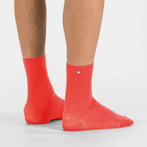 SPORTFUL Cyklistické ponožky klasické - MATCHY WOOL - červená #9335160