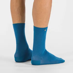 SPORTFUL Cyklistické ponožky klasické - MATCHY WOOL - modrá #9335158