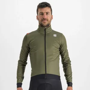 SPORTFUL Cyklistická vetruodolná bunda - FIANDRE PRO MEDIUM - zelená/čierna