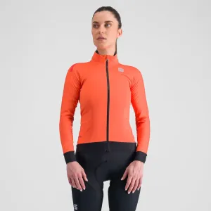 SPORTFUL Cyklistická vetruodolná bunda - FIANDRE PRO - oranžová #9343978