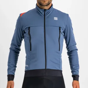 SPORTFUL Cyklistická vetruodolná bunda - FIANDRE WARM - modrá
