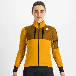 SPORTFUL Cyklistická zateplená bunda - SUPERGIARA - žltá #9344005